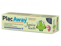 Plac Away Junior Teeth Παιδική Oδοντόκρεμα που Προστατεύει από την Τερηδόνα & την Ουλίτιδα με Γεύση Πορτοκάλι απο 6 Ετών 50ml